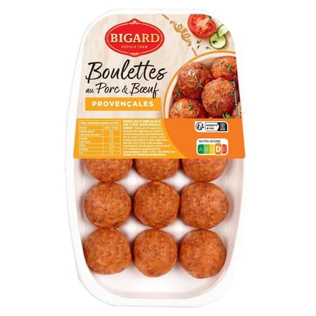 Boulette provencales boeuf porc x15 375g Bigard