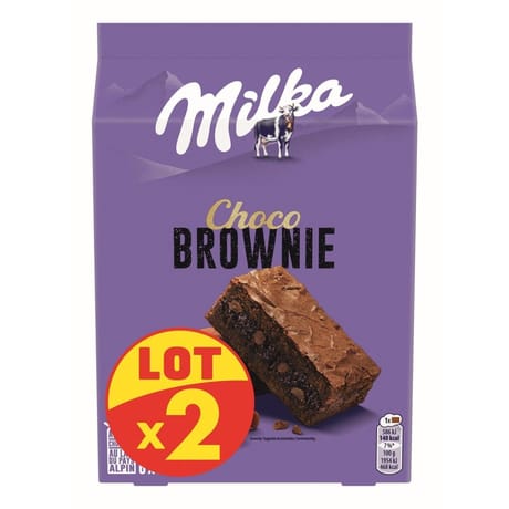 Milka choco brownie lot 2x180g