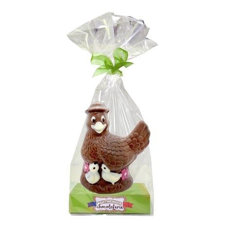 Fortwenger moulage cocotte la poule 19.5cm chocolat au lait 350g