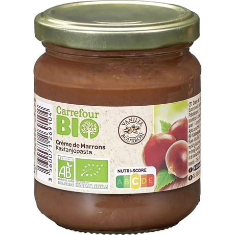 Carrefur bio crème de marrons bio - 250g