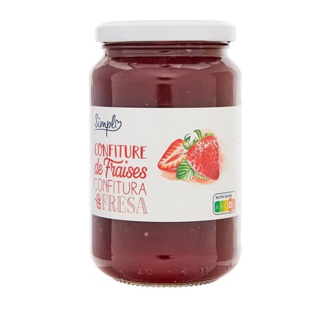 Simpl confiture de fraises - 450g