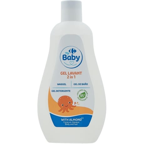 Carrefour baby gel lavant 2 en 1 corps & cheveux 250ml