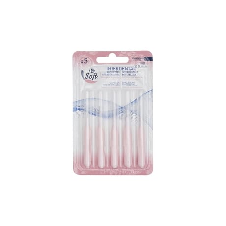 Carrefour soft 5 brossettes interdental