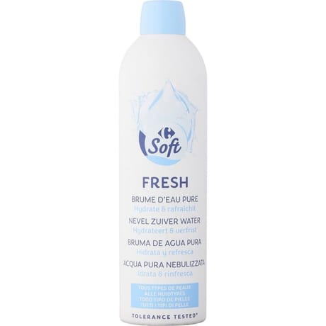 Carrefour soft brumisateur eau pure 400ml