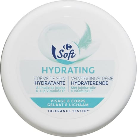 Carrefour soft crème hydratante 250ml