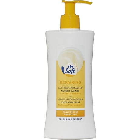 Carrefour soft lait hydratant réparateur corps 250ml