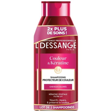 Dessange shampooing réveil color 2x250ml