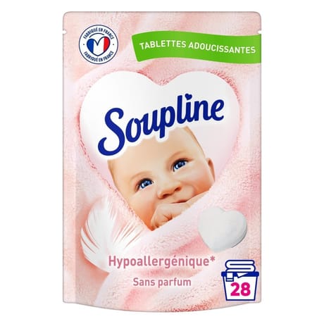 Soupline tablettes adoucissantes hypoallergenique x28