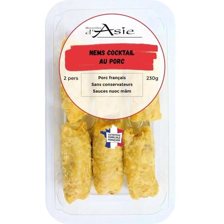 Nems cocktail x 6 avec sauces 230g