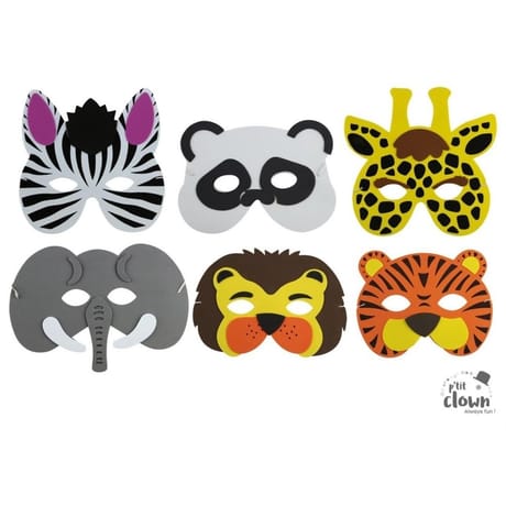 Masque animaux sauvages - enfant