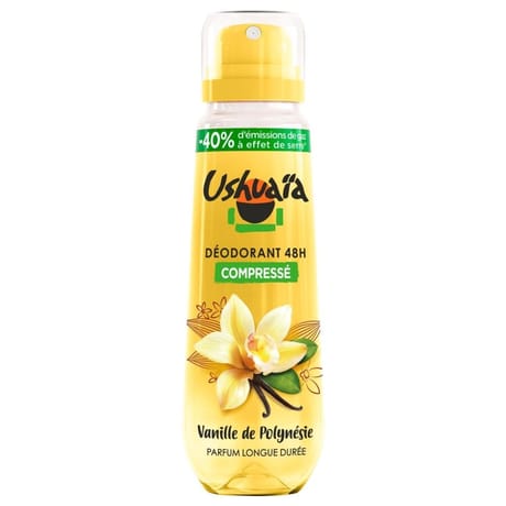 Ushuaia déodorant atomiseur compressé vanille 100 ml