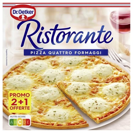 Dr oetker pizza ristorante 4 fromages 2+1 offerte 1020g