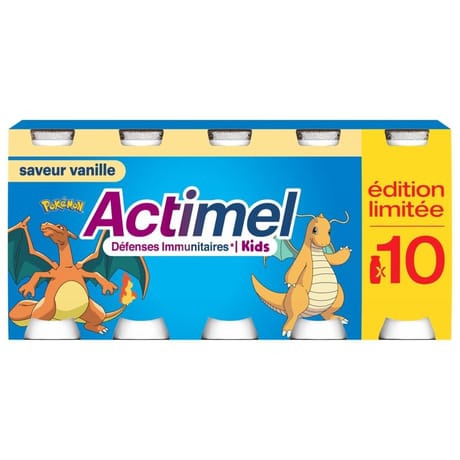 Actimel saveur vanille 10x100g édition limitée