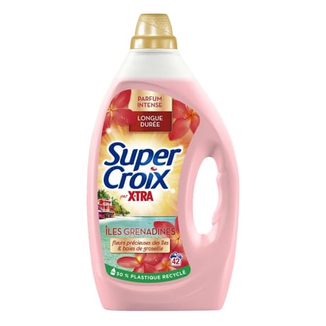 Super croix-xtra lessive liquide iles grenad 1.89l