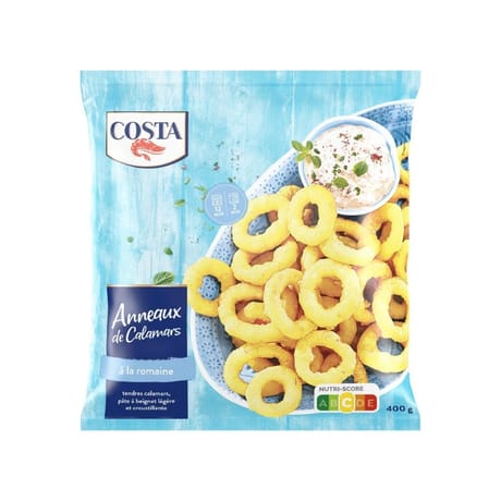 Costa anneaux de calamars à la romaine 400g