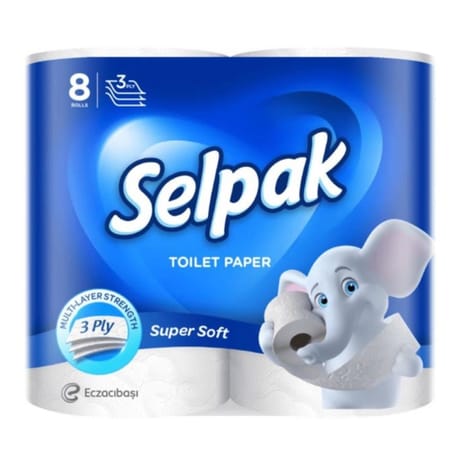 Selpak papier toilette x8