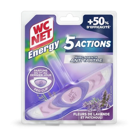 WC net energy bloc 5 actions lavande & patchouli 38g