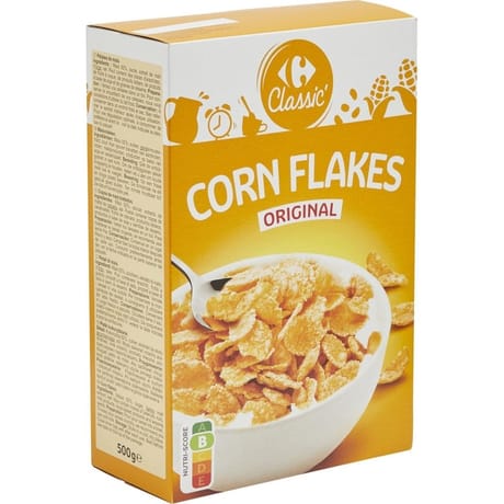 Carrefour classic' corn flakes original 500g