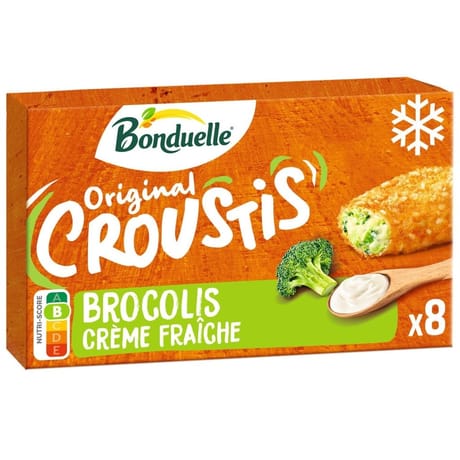 Bonduelle croustis de légumes brocolis 305g
