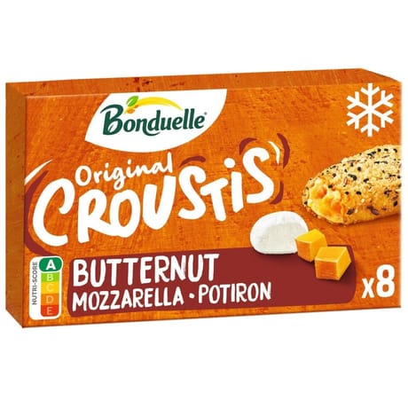 Bonduelle croustis de légumes butternut potiron 305g