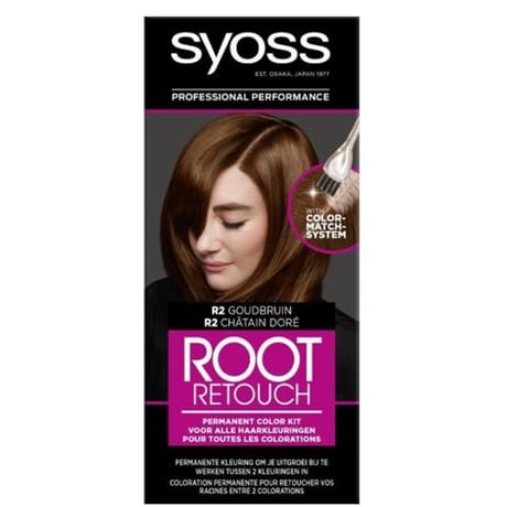Syoss coloration permanente chatain brun doré r2