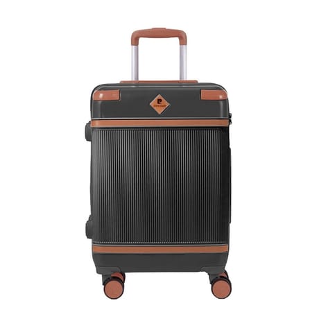 Valise 75 pierre cardin gris anthracite