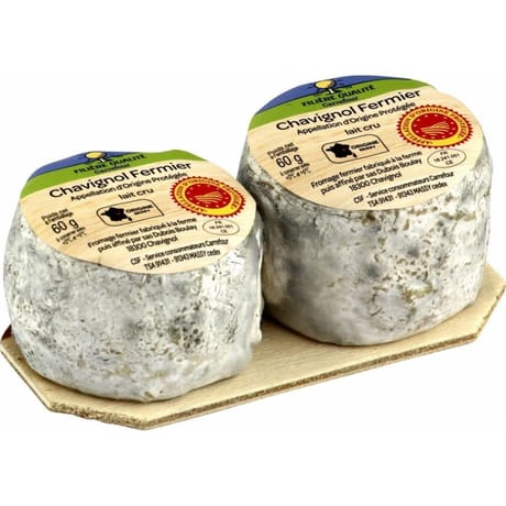 Chavignol fermier AOP x 2  Bleu Filière Qualité Carrefour 120g