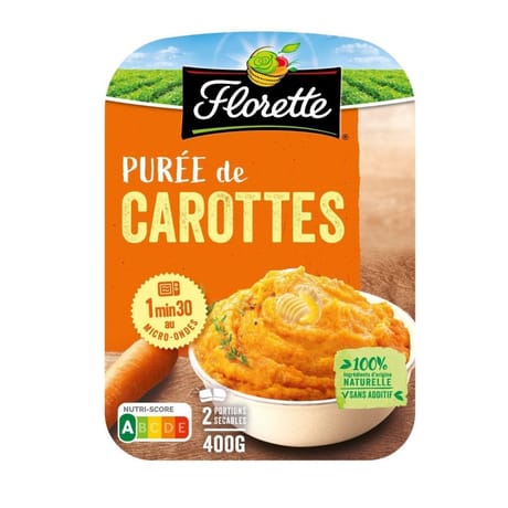 Florette purée de carottes 2 x 200g