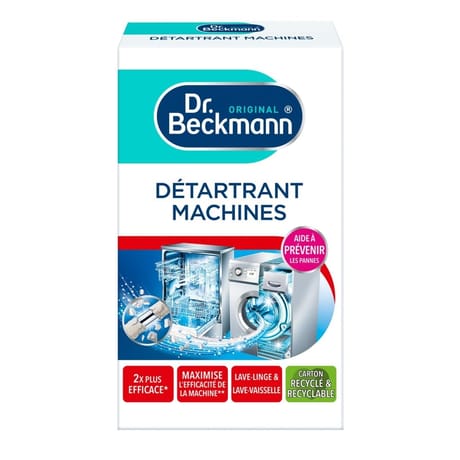 Dr Beckmann détartrant machines 2x50g sachets poudre
