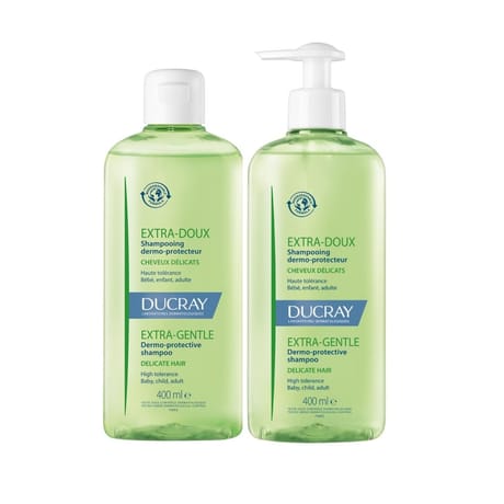Ducray extra doux shampoing dermo-protecteur 2x400ml