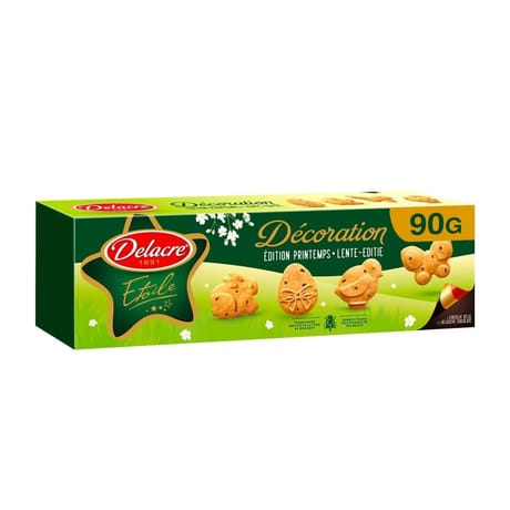 Delacre étoile décoration biscuits pâques 90g