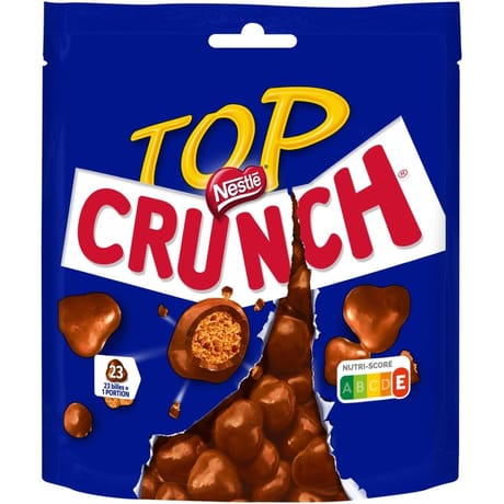 Nestlé Top Crunch billes de chocolat au lait sachet de 230g