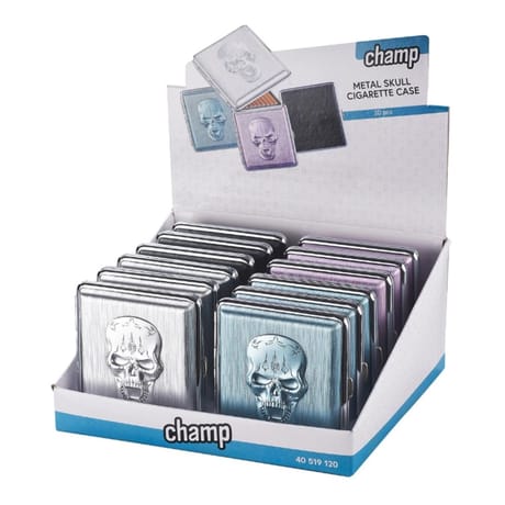 Etui à cigarettes 12 pcs tête de mort