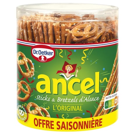 Ancel sticks et bretzels d'alsace tubo 300g