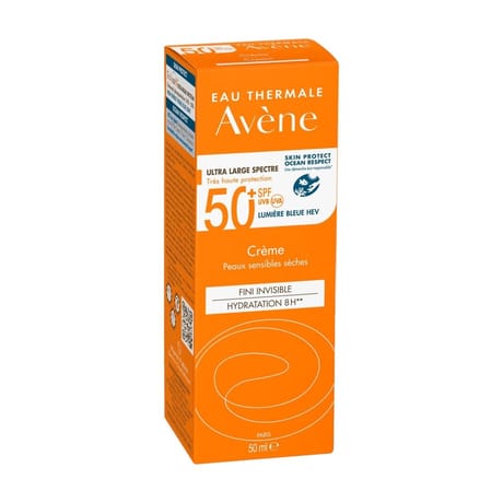 Avene solaires creme spf50+ uvb uva lumière bleue hev 50ml