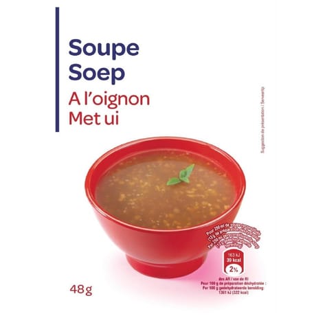 Soupe à l'oignon déshydratée 48g