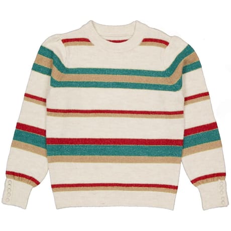 Pull manches longues femme ECRU RAYE 50\52