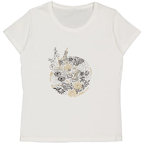 Tee shirt manches courtes femme ECRU T38/40