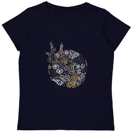Tee shirt manches courtes femme NAVY T50/52