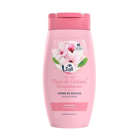 Carrefour soft gel douche fleur de cerisier 250ml