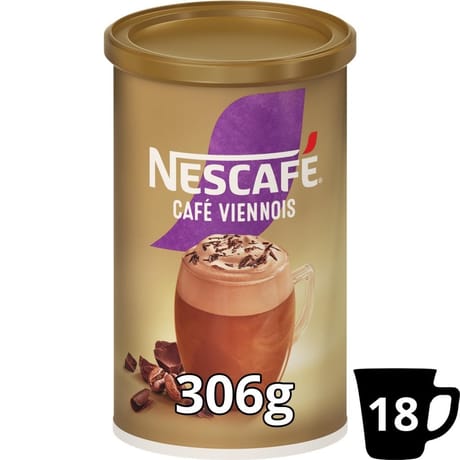 Nescafé café viennois  cappuccino soluble 306g