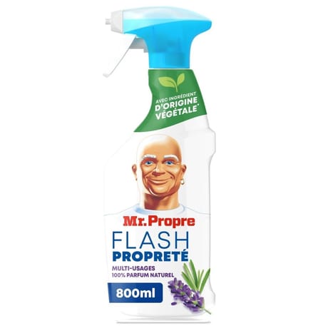 Mr propre flash proprete spray nettoyant multi usages lavandes & romarins