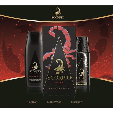 Scoprio elite coffret edt 75ml+sg250ml+deo 150ml