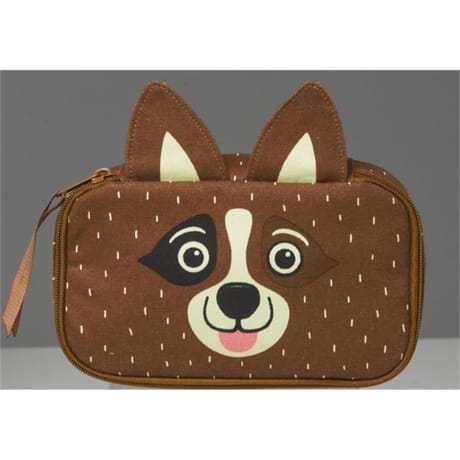 Pochette zippée Chien