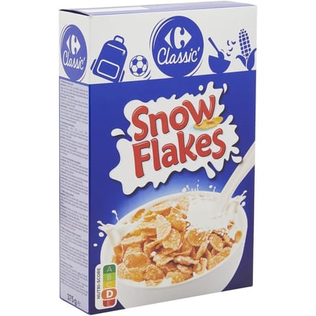 Carrefour classic' céréales snow flakes 375g