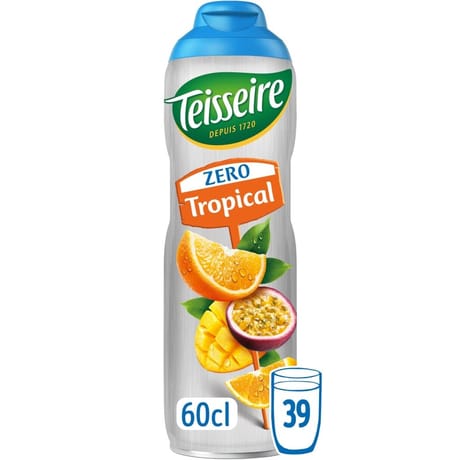 Teisseire sirop zéro tropical 60cl