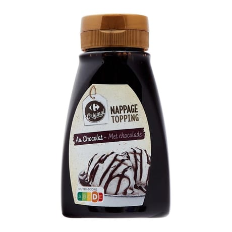 Carrefour original nappage au chocolat 210g