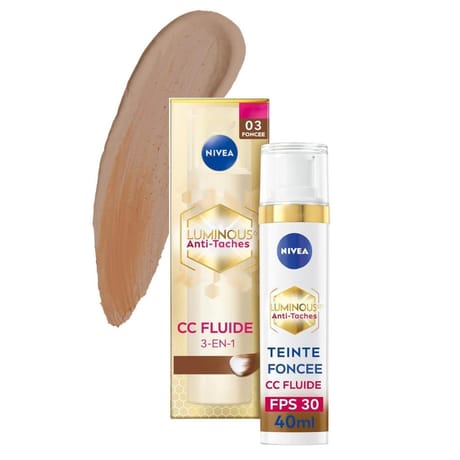 Nivea visage anti-tâches luminous antispot cc fluid spf 30 40ml