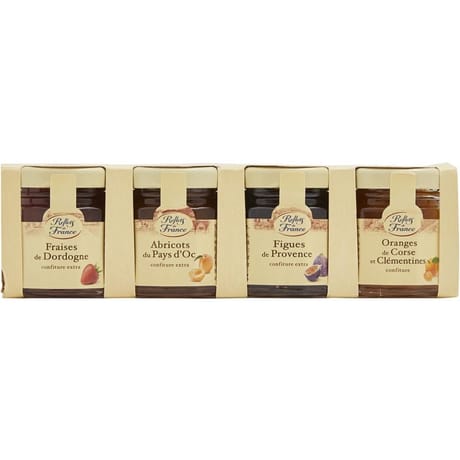Reflets de France confitures assortiment 4 pots de 50g
