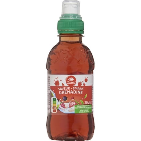 Carrefour classic' boisson saveur grenadine 20cl